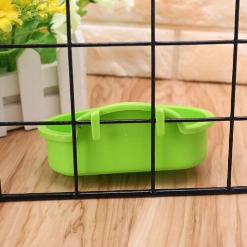 Bird Hamster Bowl Small Pet Cage Hanging Drink Food Feeder Cup Feeding Bathing Tools