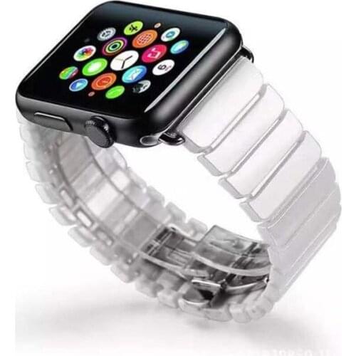 Luxury Ceramic Strap for iWatch Series 4 3 2 1 Link Bracelet Belt for Apple Watch Band 42mm 38mm 40mm 44mm