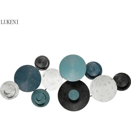 Light Luxury Nordic Decoration Home Wrought Iron Wall Hanging Creative Bedroom Living Room Art Pendant Fashion Wall Decoration