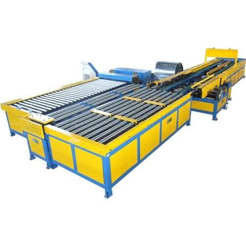 U-Shape Sheet Metal Auto Duct Line Making Machine CNC Square Air Hose Full Coil 5 Forming Shearing Production Too1.3-1.5 Meterls