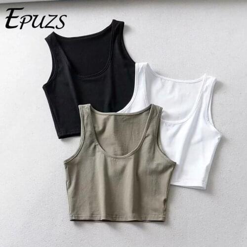 Workout black crop tops women 2019 hot sexy halter top slim sleeveless summer tops white tank top women cropped feminino