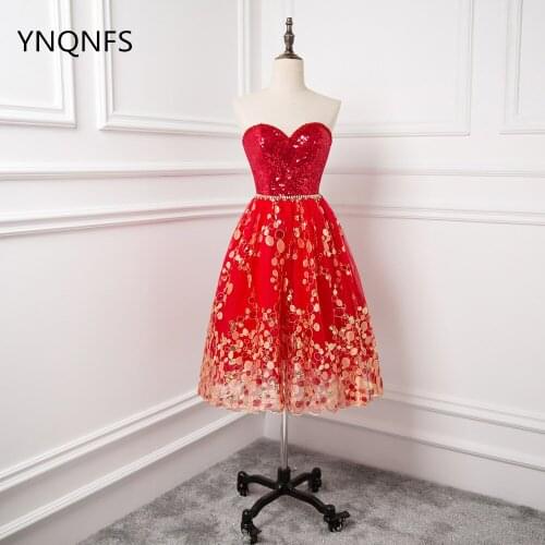 2018 A Line Evening Dresses Sweetheart Lace Sash Sleeveless Knee Length Free Shipping