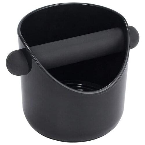 1pc Coffee Grind Knock Box And Espresso Dump Bin Black Household Coffee Tools Cafe Accessories Espresso Grounds Container