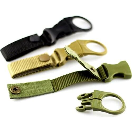 1PC Portable 25mm Detachable Backpack Water Drink Bottle Nylon Hanging Buckle Quick Hook Outdoor Camping Equipment Tools