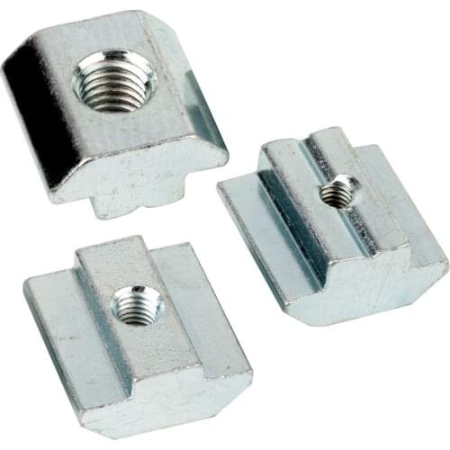 10pcs 2020 3030 4040 4545 T Block Square nuts T-Track Sliding Hammer Nut for Fastener Aluminum Profile M3 M4 M5 M6 M8 M10