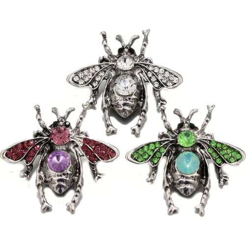 10pcs/lot New Snap Jewelry Metal Snap Buttons Fit 18mm 20mm Snap Button Bracelet for Women Men DIY Jewelry