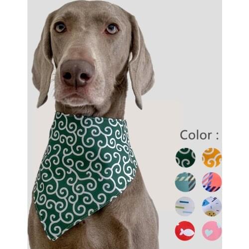 Dog Accessories For Large Dogs Pet Puppy Towel Bandana Scarf Bibs Supplies Breeds Collar Small Cat For Animal Products Cheap