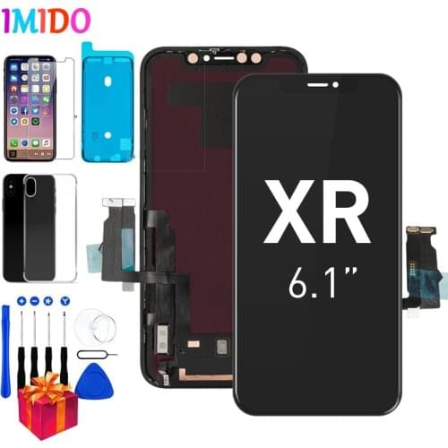 Amoled LCD For iPhone XR Display OEM 6.1" Touch Screen Digitizer with 3D Touch Assembly+Waterproof Seal A2105 A1984 A2107 A2108