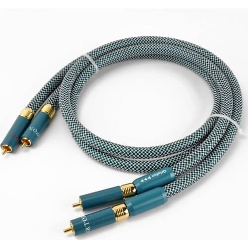 Audiophile ORTOFON 8NX RCA Cable HIFI Audio Interconnect Cables Preamp CD DVD Player Amplifier