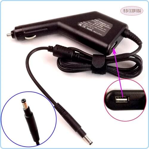 Laptop Car DC Adapter Charger Power Supply + USB Port for HP Envy 4-1039TX 1019TX TPN-Q113 TPN-Q114 TPN-Q115
