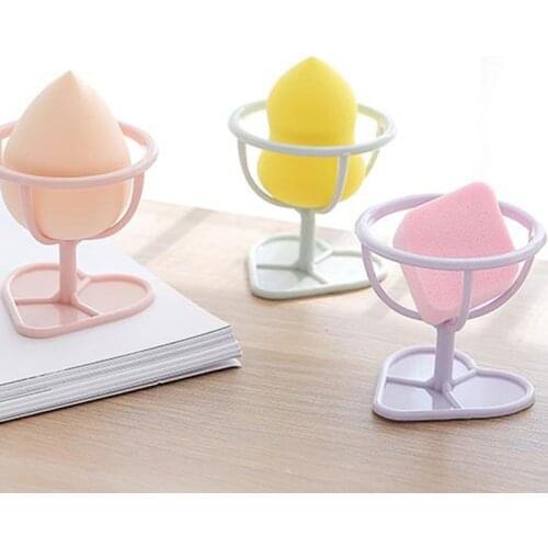 Egg Sponge Shaped Storage Rack Sponge Drying Stand Holder Beauty Makeup Powder Puff Blender Storage Drying Holder
