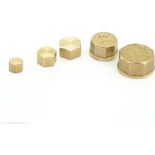 LOT5 1/8" 1/4" 3/8" 1/2" 3/4" BSPP Female Brass Pipe Countersunk Plug Hex Head Socket End Cap Pipe Plug