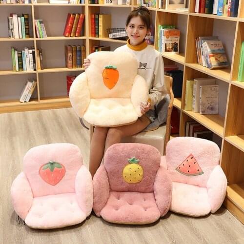 Cartoon Seat Cushion Pillow Floor Cushions Plush Seat Pillow Pad Cushion Sitting Cushion Pillow Rocking Chair Cushions Swing