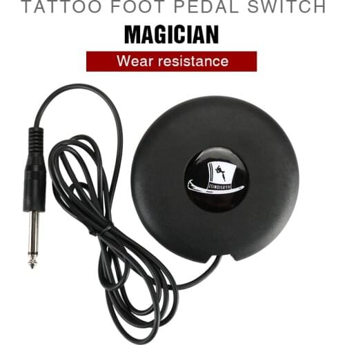New Design Black Plastic Tattoo Foot Pedal Switch Pedal 360 Degree Foot Switch Tattoo Machine Accessory Foot Tattoos Tools -B5