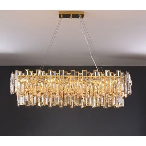 Post-Modern Luxury Crystal Pendant Lights Indoor Lighting Bedroom Living Dining Room Led Lamp Hotel Villa Hanging Light Fixture