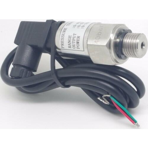10/16/25/40bar Input 24VDC 1/4" NPT Output 0-5V/0-10V/4-20mA 316 Stainless Steel Pressure Transmitter Sensor Oil Water