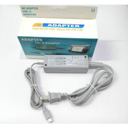 100-240V AC Charger Adapter Home Wall Power Supply US Plug for Nintendo Wii U Gamepad Controller Joystick