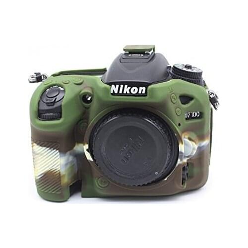 Protective Case for Nikon DSLR Camera D750 D5500 D7100 D7200 Soft Silicone Armor Skin Protect Body Protected Cover Protecting