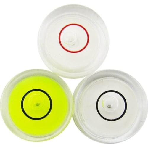 10 Pieces/lot) 14.3*8 mm Acrylic Universal Bubble Level Spirit Level Bubble Horizontal Instrument Bullseye Style