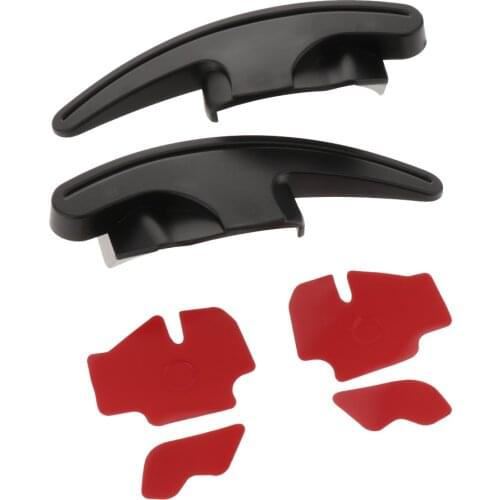 2 Pieces Car Steering Wheel Shift Paddle Shifter Trim Cover Left & Right Paddle Extension for VW Golf 6GTI R20 Scirocco CC