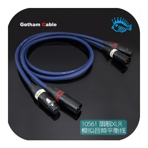 2PCS Swiss Gotham 10561 GAC-2 XLR ultra pro analog audio balanced signal cable