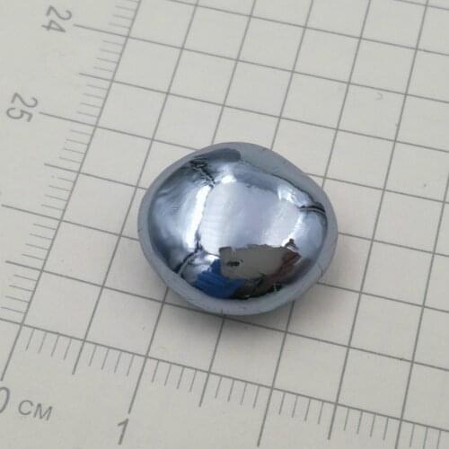 20 gram Min 99.95% Mirror Surface Round Noble Metal Osmium Pearl Metal Osmium Fused Bead Os