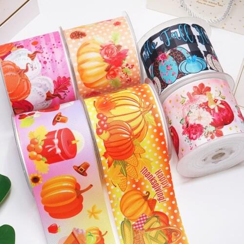 3 inch 75mm 38mm 25mm Characters Printed Grosgrain Ribbon 55740