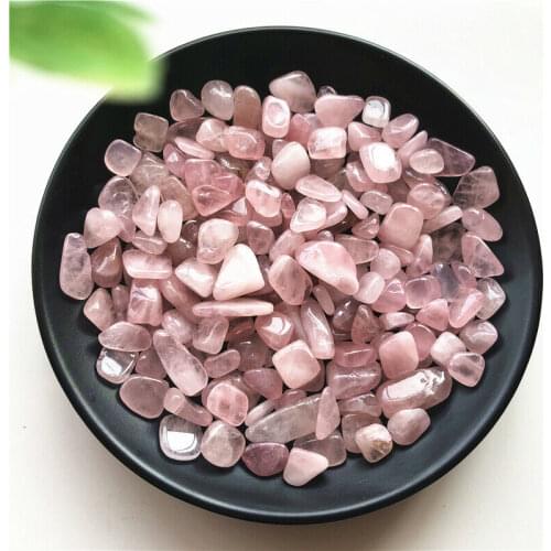 50g 8-12mm Natural Pink Crystal Rose Quartz Crystal Gravel Stone Rock Chips Natural Stones and Minerals
