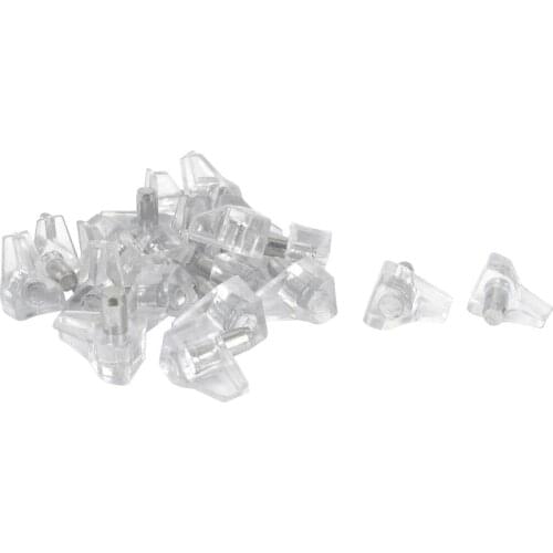 Promotion! 5 mm Pin shelf support shelf studs strong support 20 pcs, Transparent