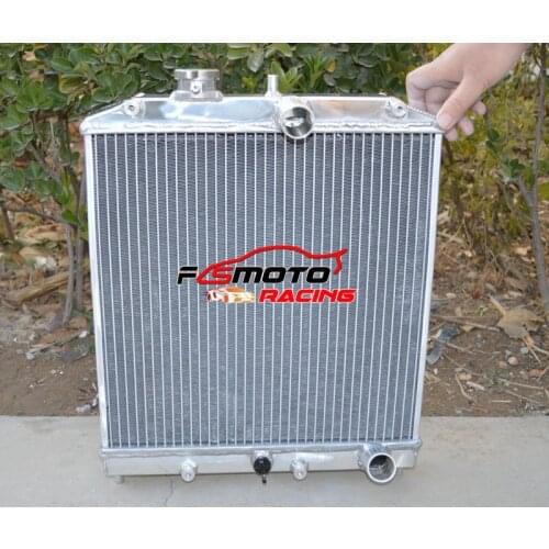 42MM Aluminum Radiator For Honda Civic D15 D16 MT Manual 28mm inlet 1992-2000 95 94 93 99 98 97 96