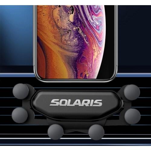 Car Phone Holder Protable Mobile Phone Stand Suit Smartphone Creative Car Navigation Fram Auto Accessories for Hyundai SOLARIS