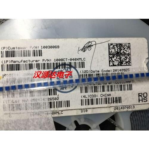 1008CT-040XMLC frequency winding inductance 2520/1008 4.7NH 20% 600MA