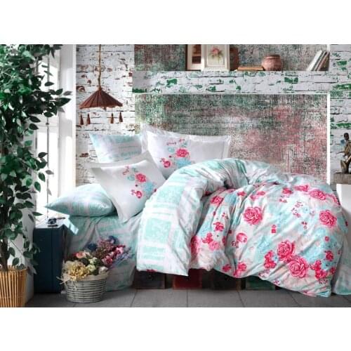Hobby Double Personality Poplin Quilt Cover Florentina Mint
