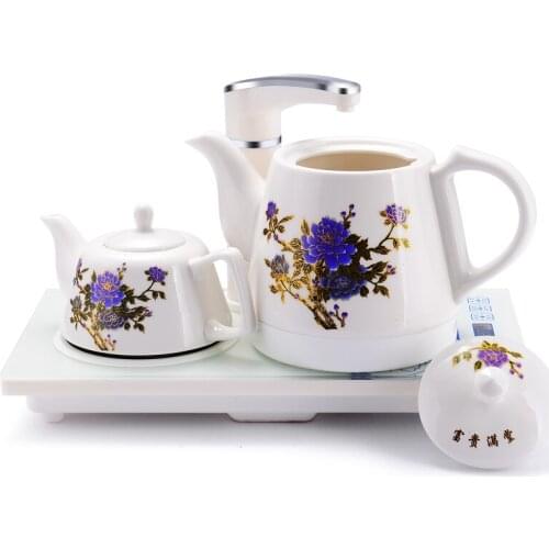 Electric kettle Ceramic electric automatic upper water set of warm boiled tea stove