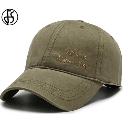 FS 2021 Fashion Men Hats Cotton Summer Snapback Baseball Cap Hip Hop Caps For Women Yellow Green Dad Hat Bone Masculino