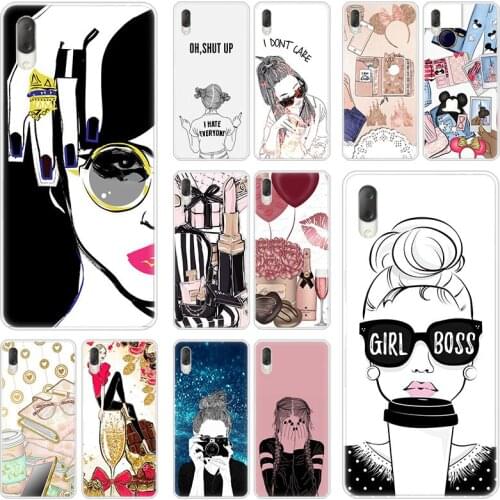 Hot super Girl Boss Hard Case For Sony Xperia L1 L2 L3 X XA XA1 XA2 XA3 Ultra 10 Plus E5 XZ XZ1 XZ2 Compact XZ3 XZ5 2 20 Cover