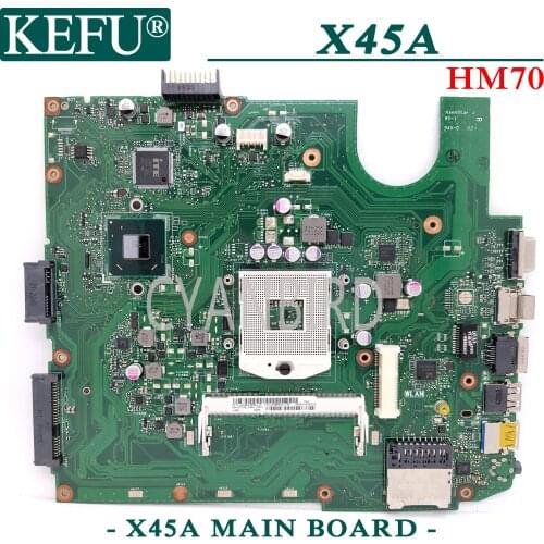 KEFU X45A original mainboard for ASUS X45A with HM70 Laptop motherboard