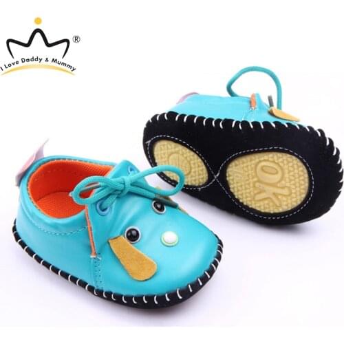 New Baby Shoes Sneakers Cute Dog PU Leather Newborn Toddler Boy Girl Shoes First Walkers Anti-slip Sole Boys Girls Shoes