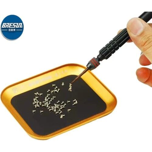 AMAOE storage tray M105 M106 Magnetism Screw Storage Box Alloy Receiving Tray Small Parts Take In Cell Phone Maintenance Tools