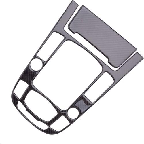 2pcs Center Console Gear Shift Panel Sticker Cover Trim Fit for Audi A4L A5 Q5 2009 2010 2011 2012 2013 2014 2015 2016