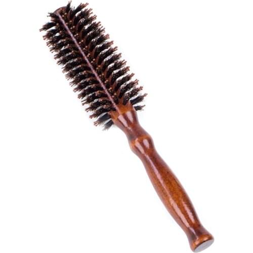 Nylon Bristle Round Hair Brush Anti-Static Comb Hairdressing Styling Tools
