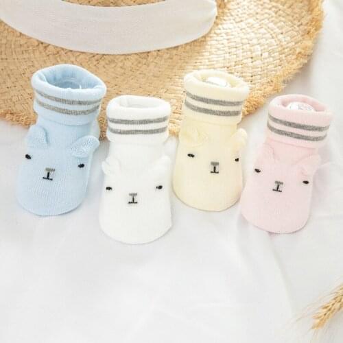 AiKway Cartoon Baby Socks Children Socks Newborn Cotton Socks Boys and Girls Socks Children Accessories 0-1 Years Old