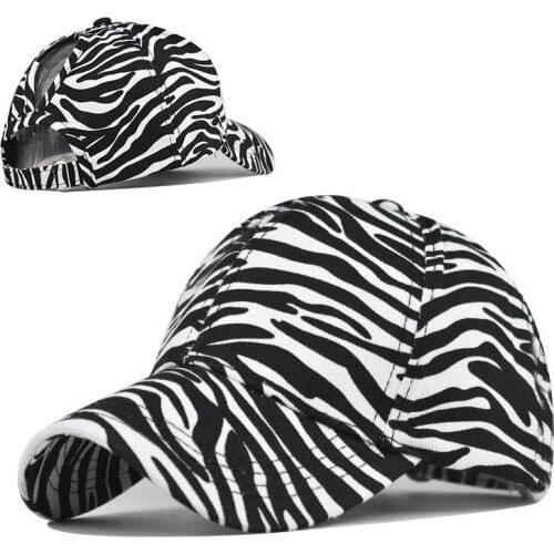 Striped baseball cap ponytail cap curved brim peaked cap spring and summer womens outdoor sports sun visor baseball cap