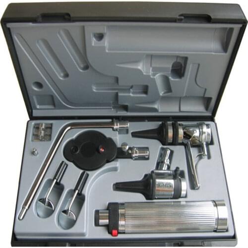 Professional Medical Diagnositc ENT Kit Direct Ear Care Otoscope and Ophthalmoscope Diagnosis Set