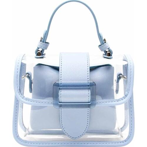 Transparent Jelly Handbags For Women Ladies Luxury Designer Shoulder Bags Female Fashion Chain Crossbody Bag High Quality Flaps