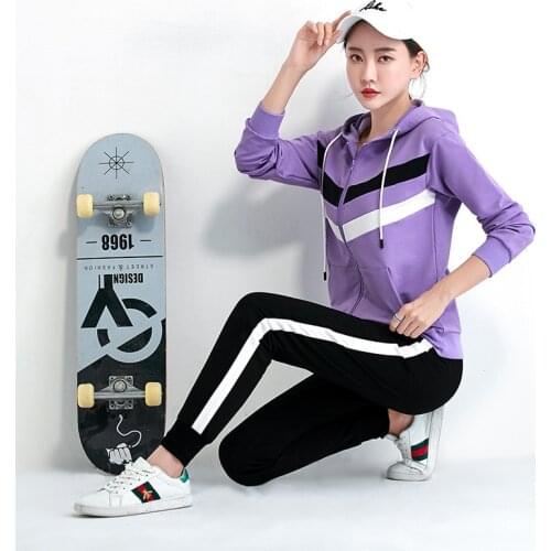 Spring Women Sportswear Tracksuit Loose Hoodie Jacket Running Outfits Casual Gym Workout Jogging Set Sport Suit Sweatshirt+pant