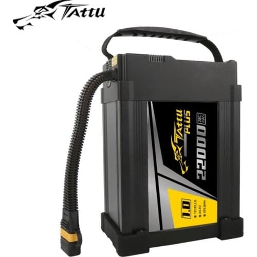 Tattu Plus 1.0 22000mAh 44.4V 25C 12S1P Lipo Battery Pack with AS150U plug for agricultural plant protection drone