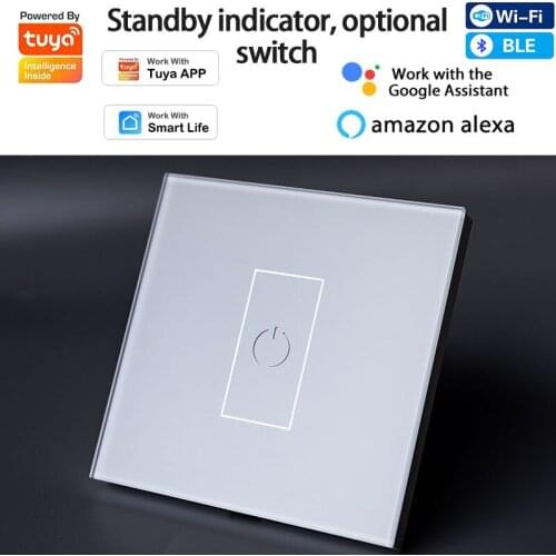 Tuya Smart WiFi+Bluetooth Switch Voice Remote Control Remote Touch Control EU/US 20A High Power Switch Support Alexa Google Home