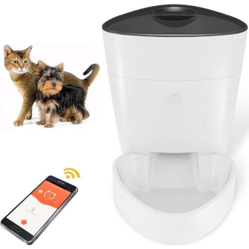 Smart Automatic Pet Feeder Dispenser,4L Capacity 1-6 Meals per Day Smart Automatic Pet Feeder Pets Supplies