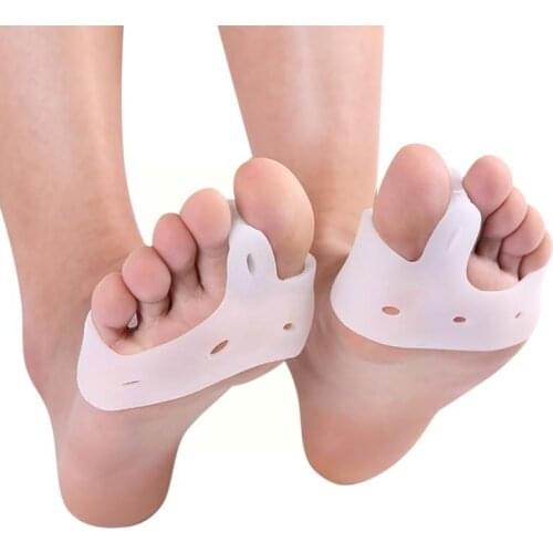 1pair Silicone Gel Bunion Big Toe Separator Foot Pain Toe Valgus Hallux Pad Foot Thumb Guard Concealer Massge Cushion Corre U7Y5